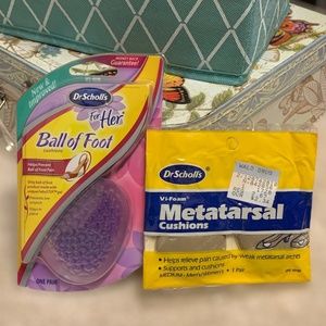 NEW Dr. Scholl's Ball of Foot Gel Cushions and Metatarsal Cushions